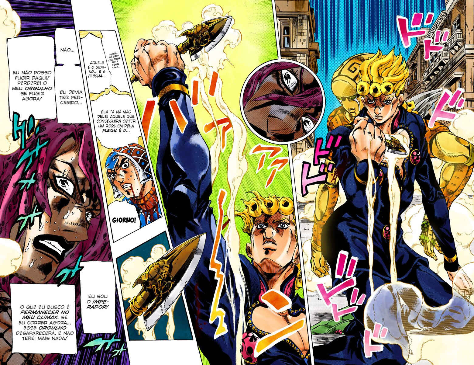 JoJo no Kimyou na Bouken: Part 5 - Ougon no Kaze Color-ban Chapter 146 - Page 5