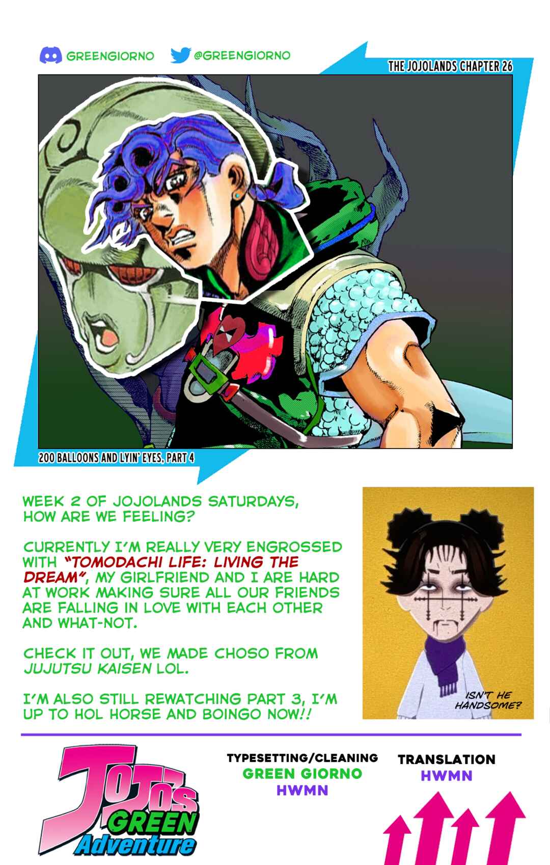 JoJo no Kimyou na Bouken Dai-9-bu: The JOJOLands Color-ban Chapter 26 - Page 38
