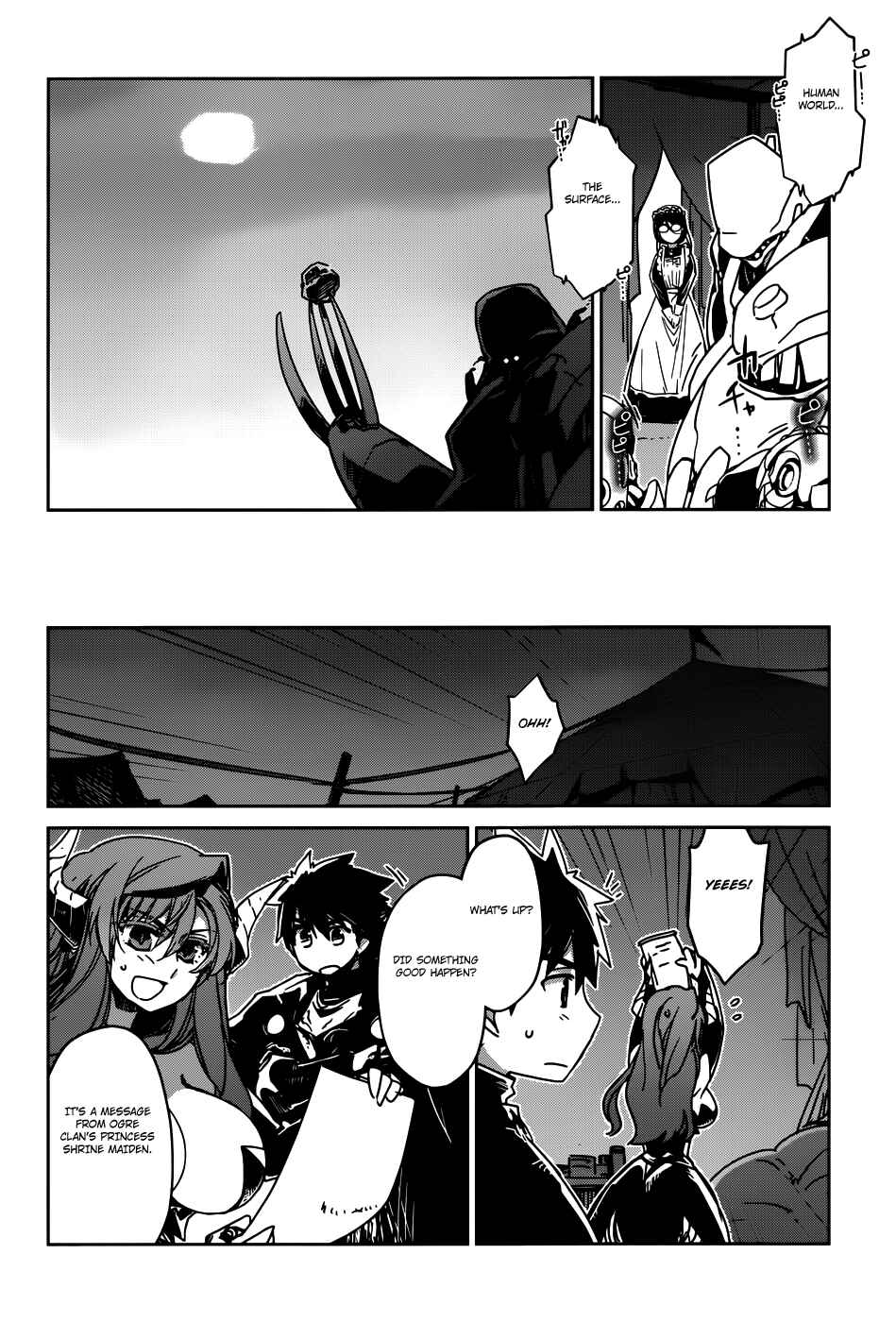 MAOYU : Archenemy and Hero “Become mine, Hero” “I refuse!” Chapter 27 - Page 29