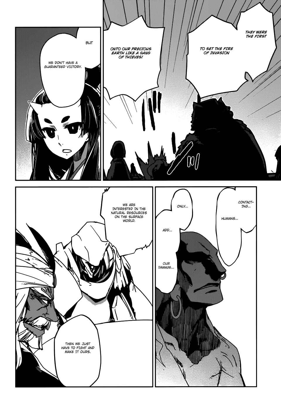 MAOYU : Archenemy and Hero “Become mine, Hero” “I refuse!” Chapter 27 - Page 34