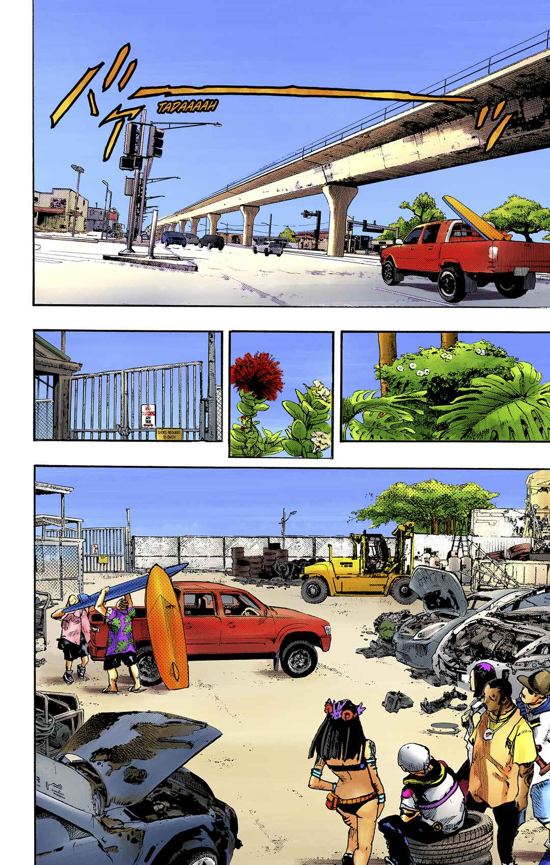 JoJo no Kimyou na Bouken Dai-9-bu: The JOJOLands Color-ban Chapter 1 - Page 34