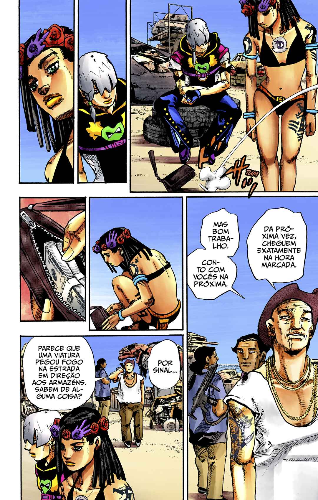 JoJo no Kimyou na Bouken Dai-9-bu: The JOJOLands Color-ban Chapter 1 - Page 36