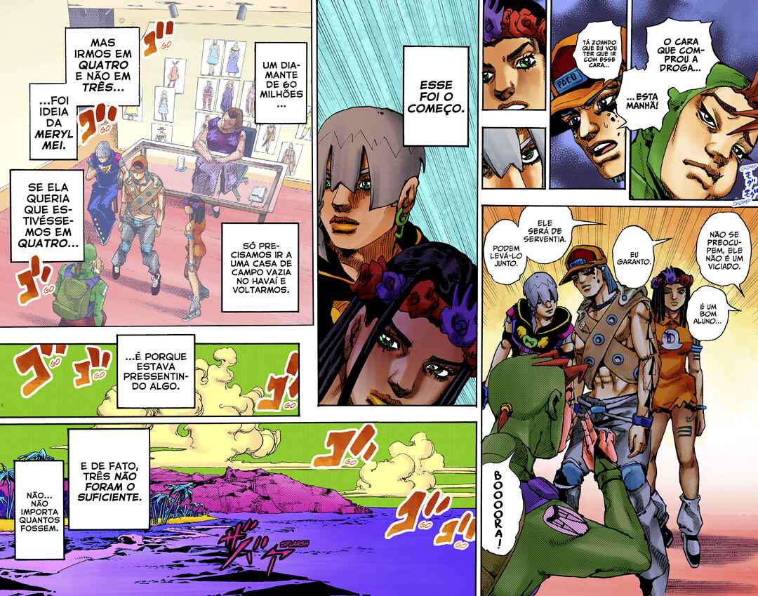 JoJo no Kimyou na Bouken Dai-9-bu: The JOJOLands Color-ban Chapter 1 - Page 63