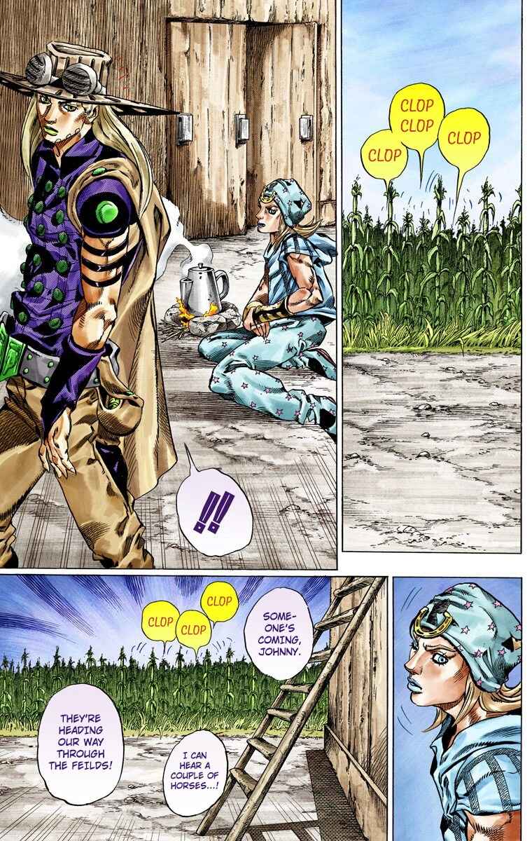 JoJo no Kimyou na Bouken: Part 7 - Steel Ball Run Color-ban Chapter 41 - Page 13