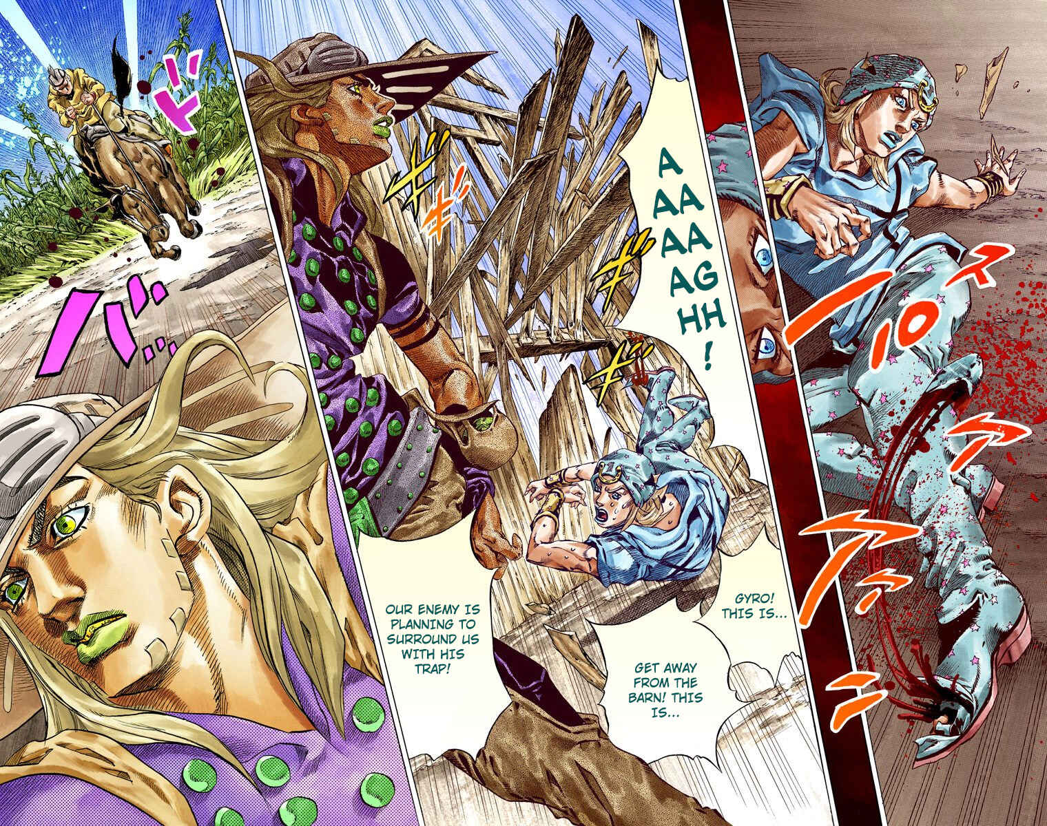 JoJo no Kimyou na Bouken: Part 7 - Steel Ball Run Color-ban Chapter 41 - Page 23