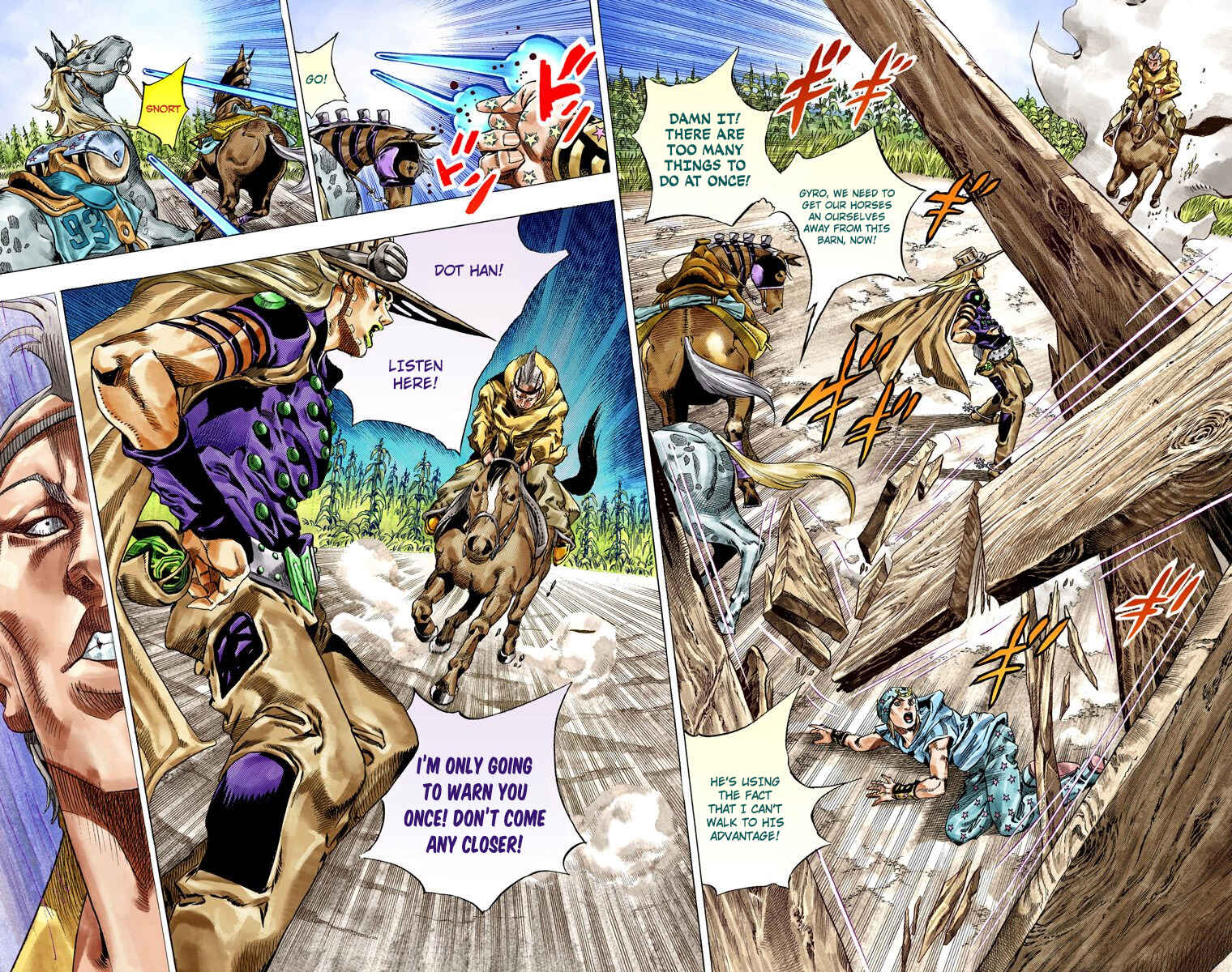 JoJo no Kimyou na Bouken: Part 7 - Steel Ball Run Color-ban Chapter 41 - Page 25