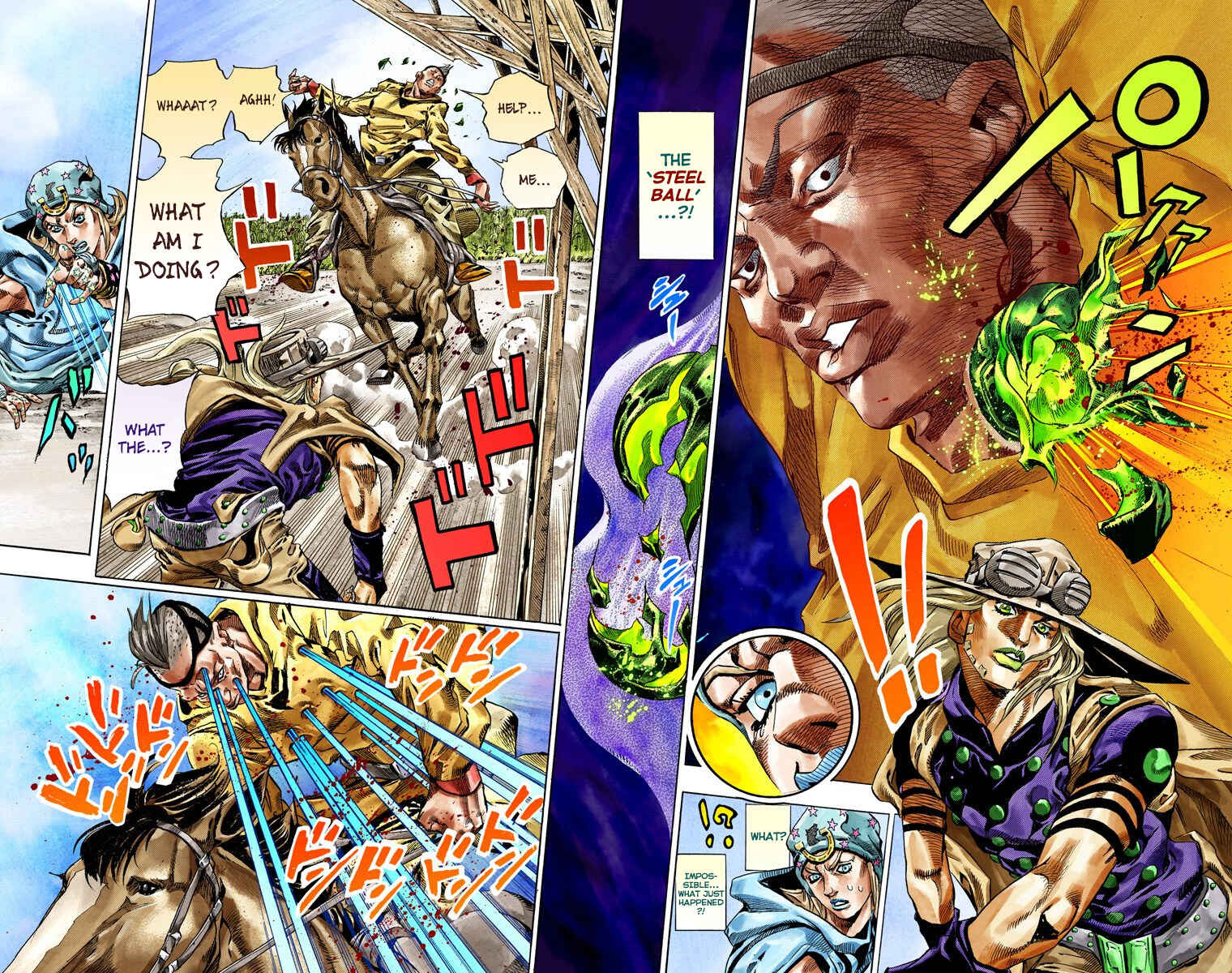JoJo no Kimyou na Bouken: Part 7 - Steel Ball Run Color-ban Chapter 41 - Page 27