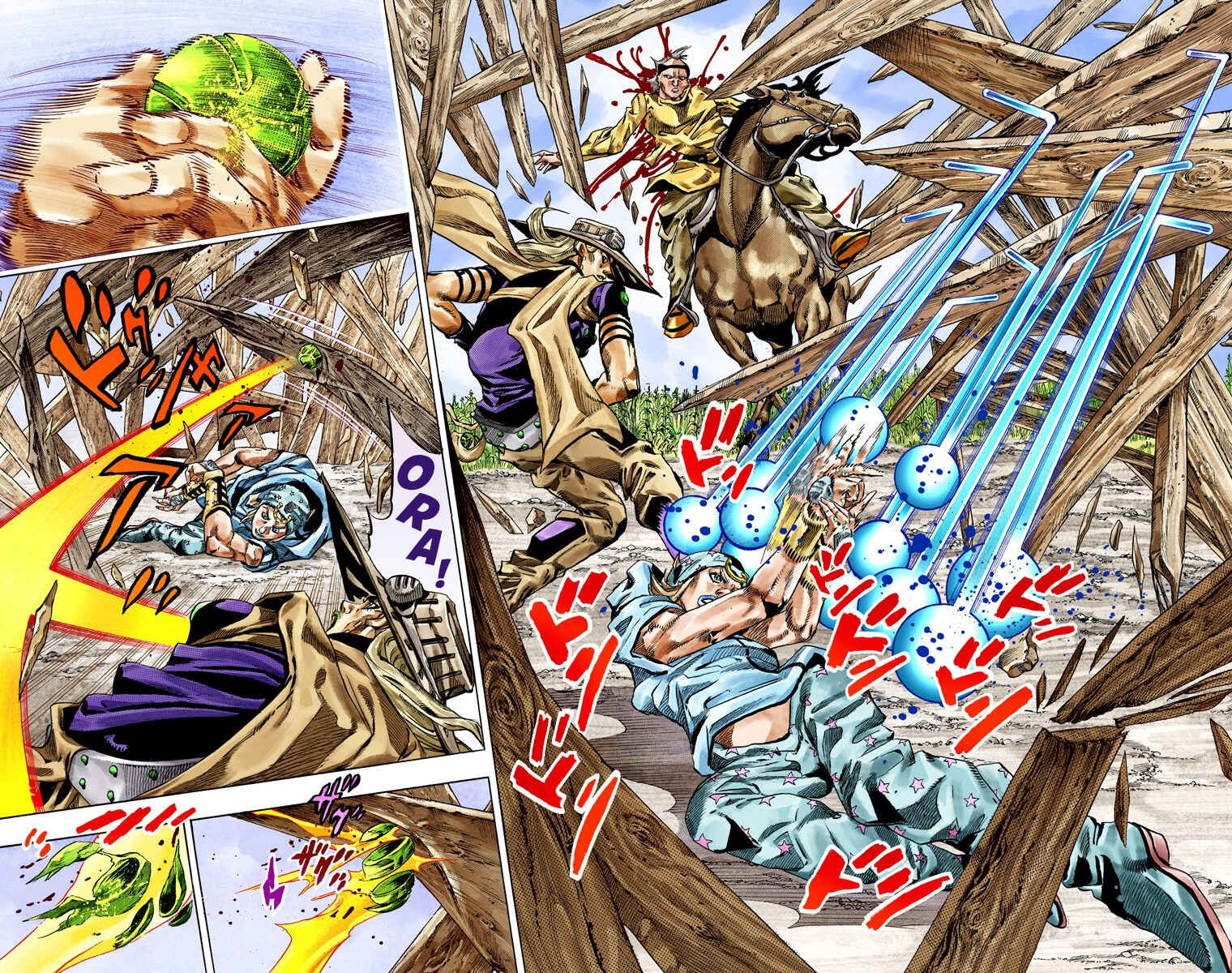 JoJo no Kimyou na Bouken: Part 7 - Steel Ball Run Color-ban Chapter 41 - Page 29