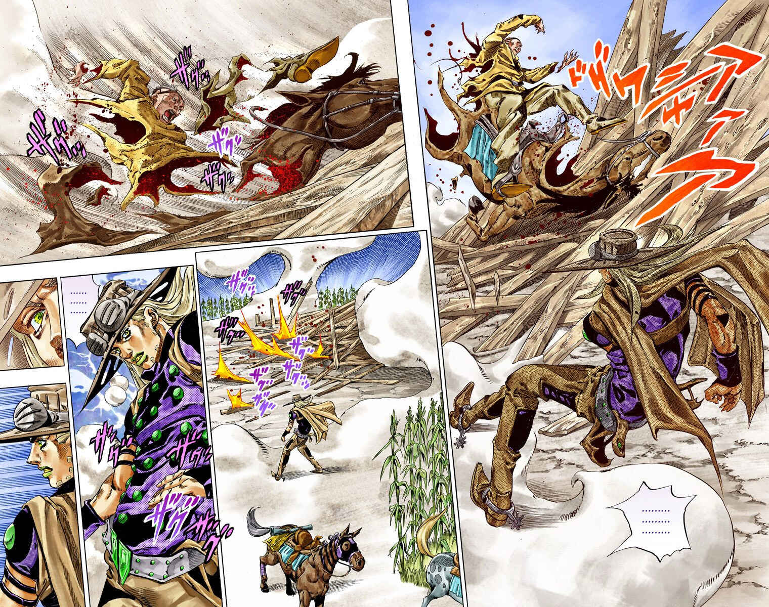 JoJo no Kimyou na Bouken: Part 7 - Steel Ball Run Color-ban Chapter 41 - Page 32