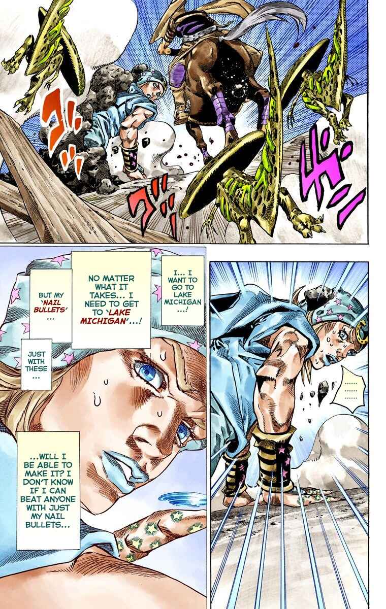 JoJo no Kimyou na Bouken: Part 7 - Steel Ball Run Color-ban Chapter 41 - Page 35
