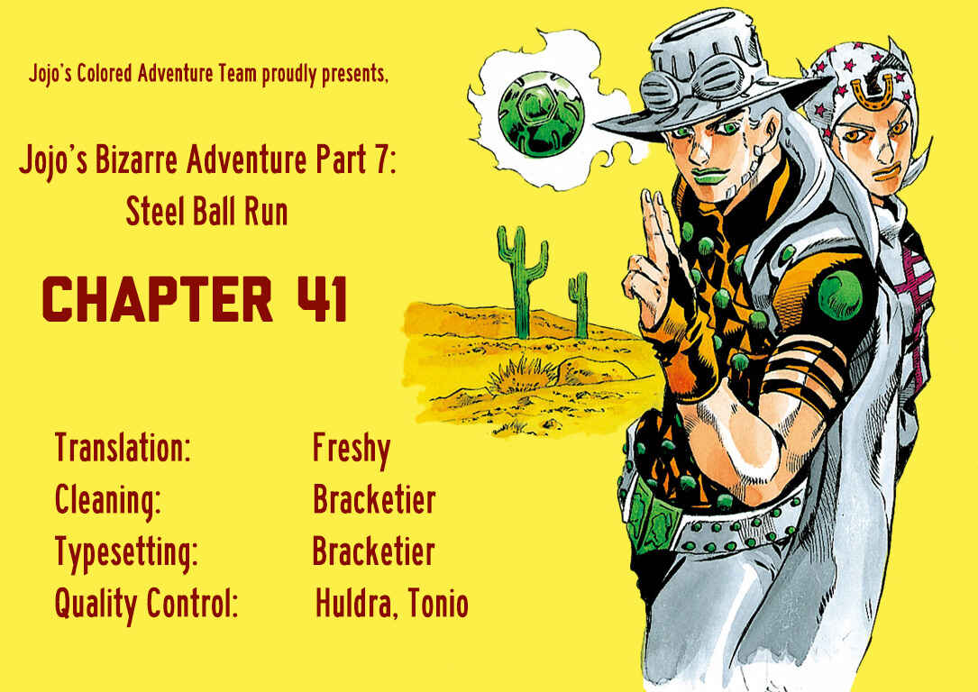 JoJo no Kimyou na Bouken: Part 7 - Steel Ball Run Color-ban Chapter 41 - Page 36
