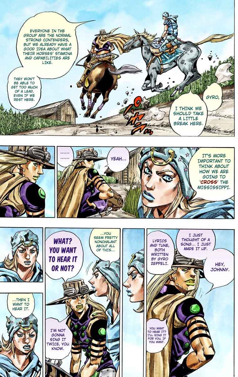 JoJo no Kimyou na Bouken: Part 7 - Steel Ball Run Color-ban Chapter 41 - Page 5