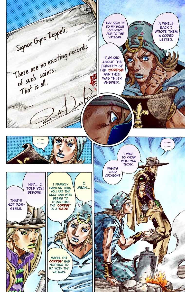 JoJo no Kimyou na Bouken: Part 7 - Steel Ball Run Color-ban Chapter 41 - Page 8
