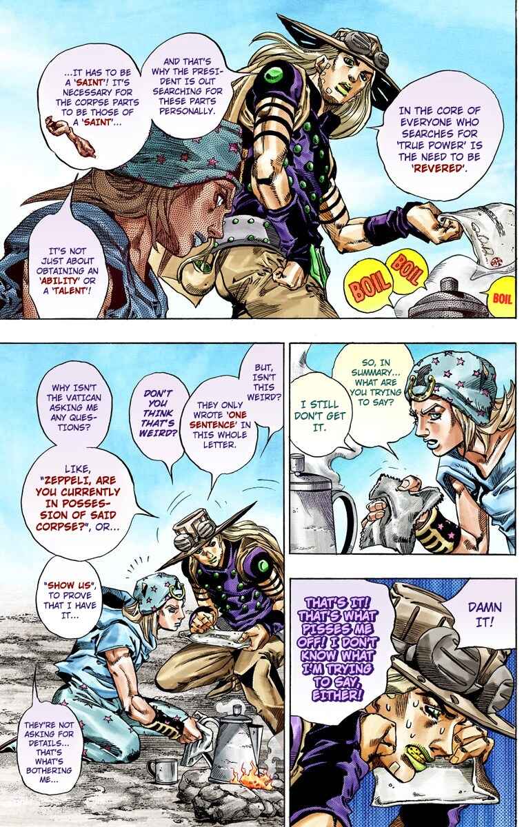 JoJo no Kimyou na Bouken: Part 7 - Steel Ball Run Color-ban Chapter 41 - Page 9
