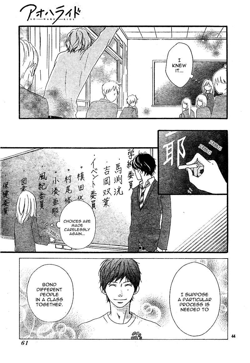 Ao Haru Ride Chapter 4 - Page 46