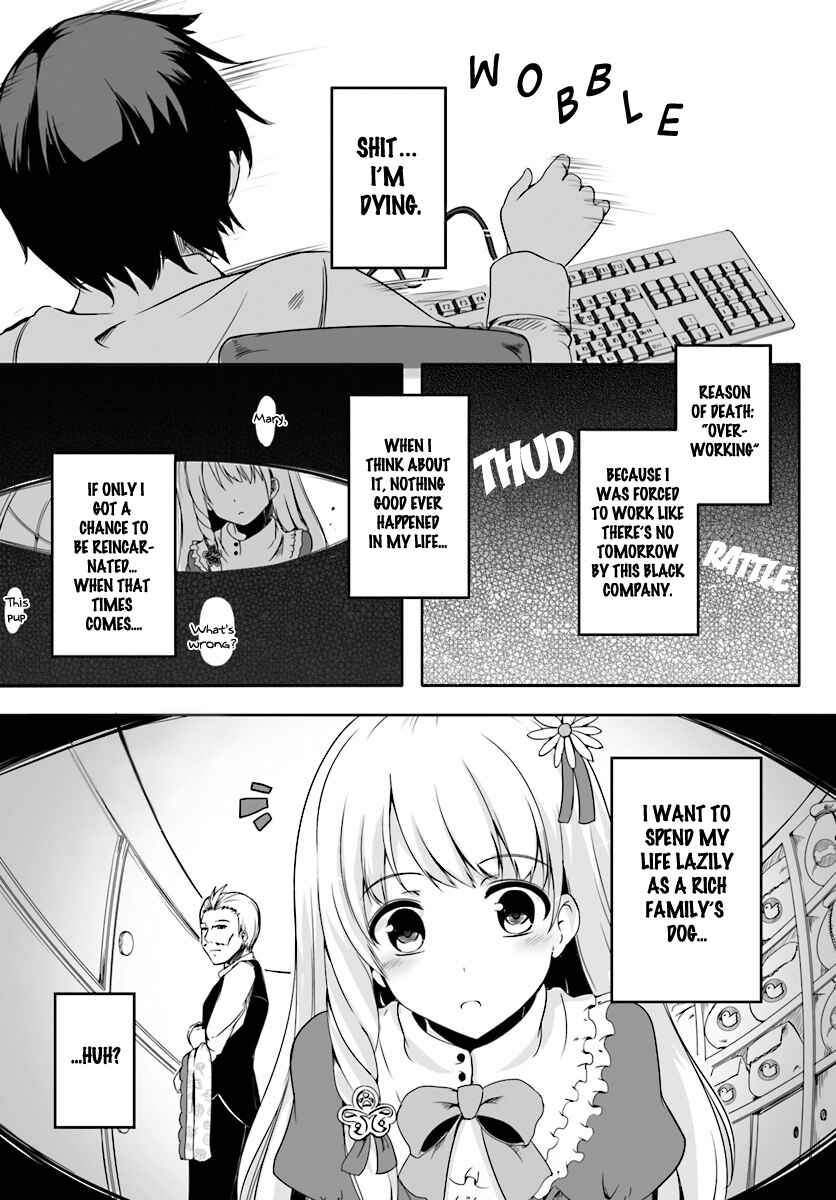 Wanwan Monogatari ~Kanemochi no Inu ni shite to wa Itta ga, Fenrir ni shiro to wa Itte nee!~ Chapter 0 - Page 1