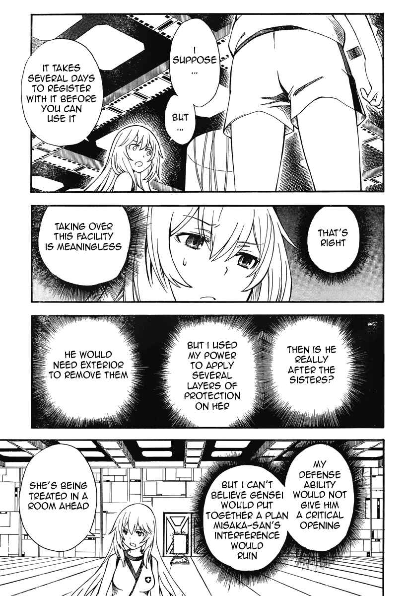 Toaru Majutsu no Index Gaiden: Toaru Kagaku no Railgun Chapter 61 - Page 12