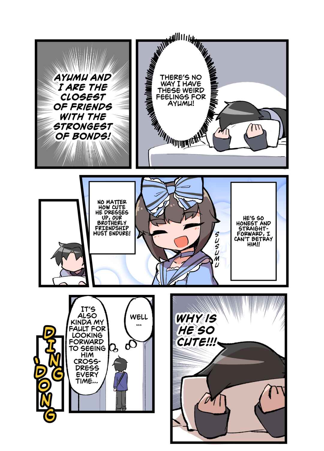 Jitaku de Natural ni Josou-suru Danshi Chapter 36 - Page 2