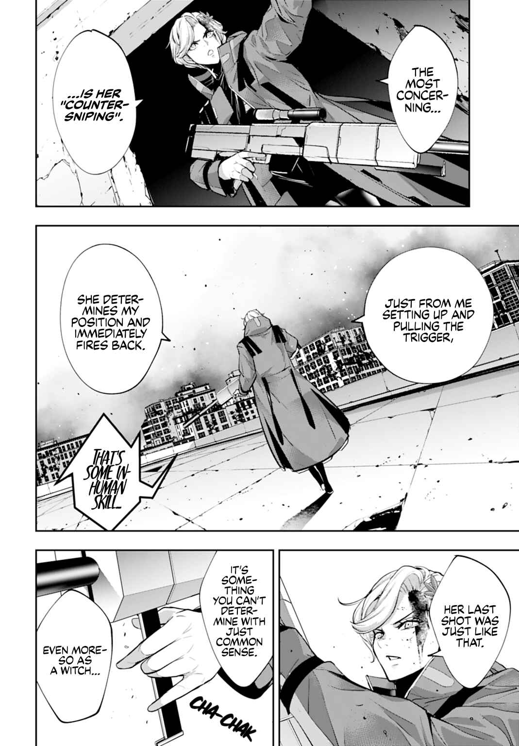 Majo Taisen - 32-nin no Isai no Majo wa Koroshiau Chapter 61 - Page 34