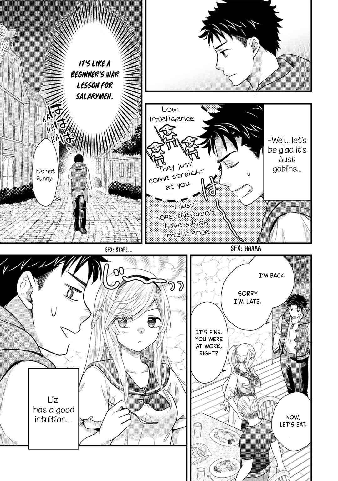 Isekai ni Kita Mitai dakedo Dou Sureba Yoi no Darou: Shachiku SE no My Pace Boukenki Chapter 15 - Page 14