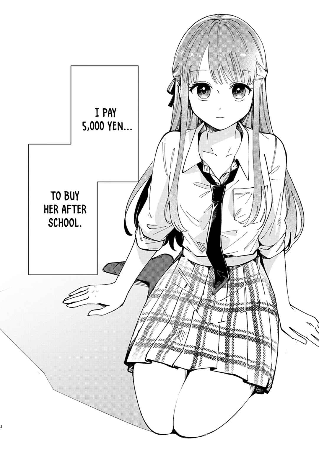 Shuu ni Ichido Classmate wo Kau Hanashi: Futari no Jikan, Iiwake no 5000-en Chapter 1 - Page 3