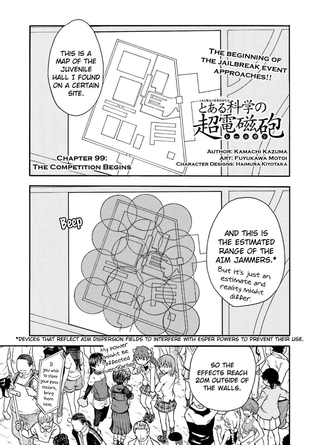 Toaru Majutsu no Index Gaiden: Toaru Kagaku no Railgun Chapter 99 - Page 1