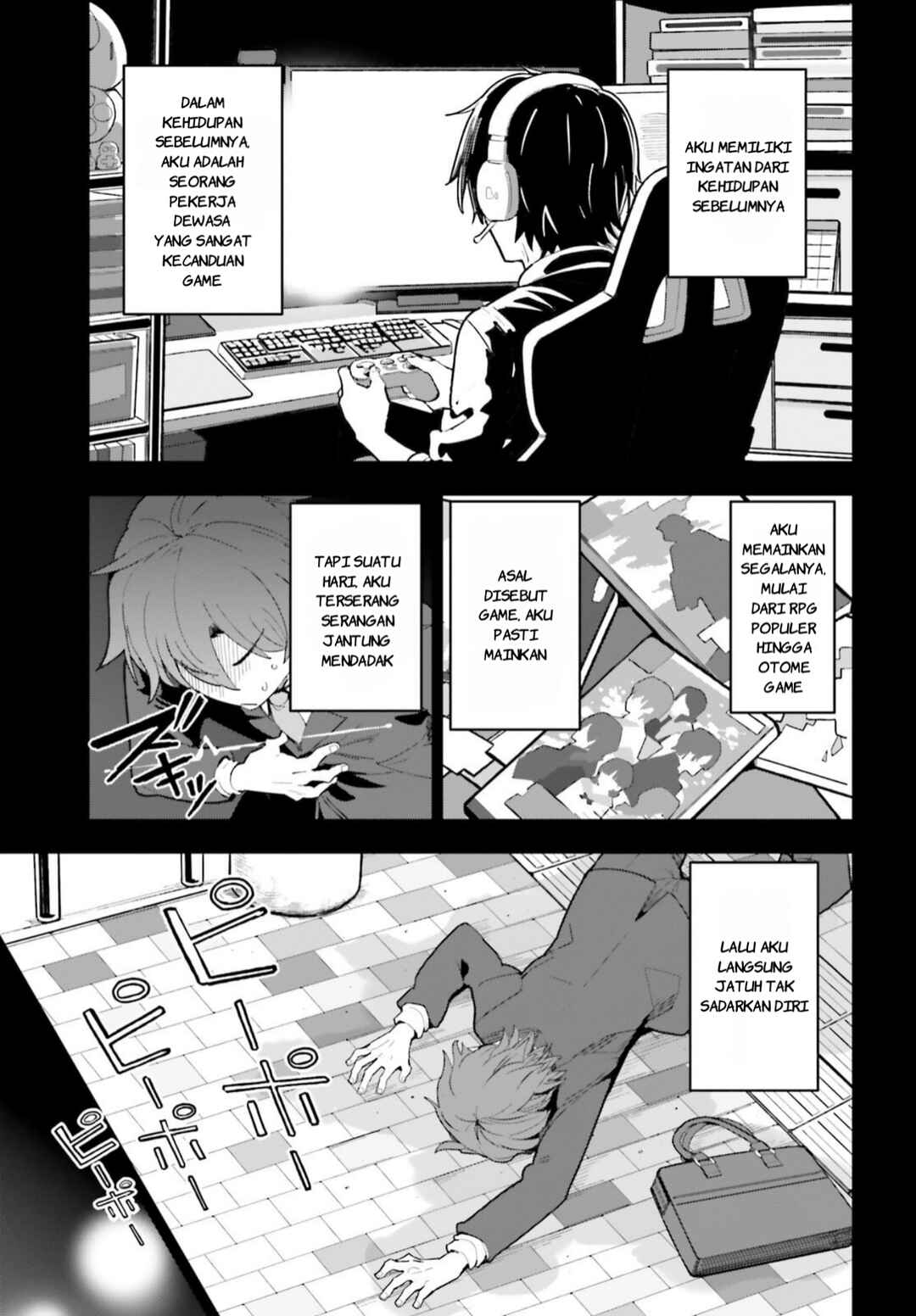 Mob Shisai dakedo, Kono Sekai ga Otome Game dato Kizuita node Heroine o Ikusei Shimasu Chapter 1 - Page 5