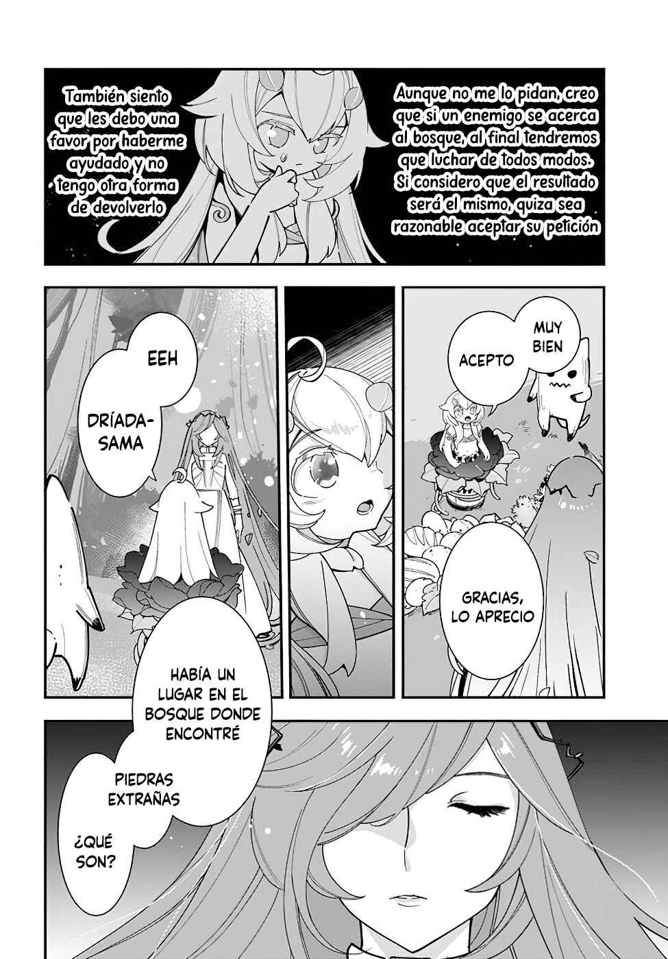 Shokubutsu Monster Musume Nikki: Seijo datta Watashi ga Uragirareta Hate ni Alraune ni Tensei Shite Shimatta node, kore kara wa Kougousei o Shinagara Shizuka ni Shokubutsu Life o Sugoshimasu Chapter 20 - Page 10