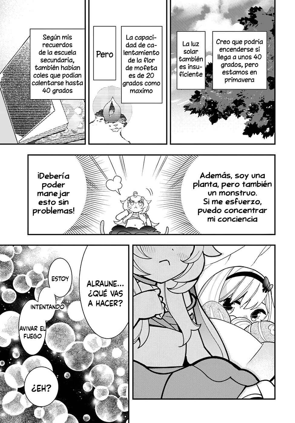 Shokubutsu Monster Musume Nikki: Seijo datta Watashi ga Uragirareta Hate ni Alraune ni Tensei Shite Shimatta node, kore kara wa Kougousei o Shinagara Shizuka ni Shokubutsu Life o Sugoshimasu Chapter 20 - Page 19