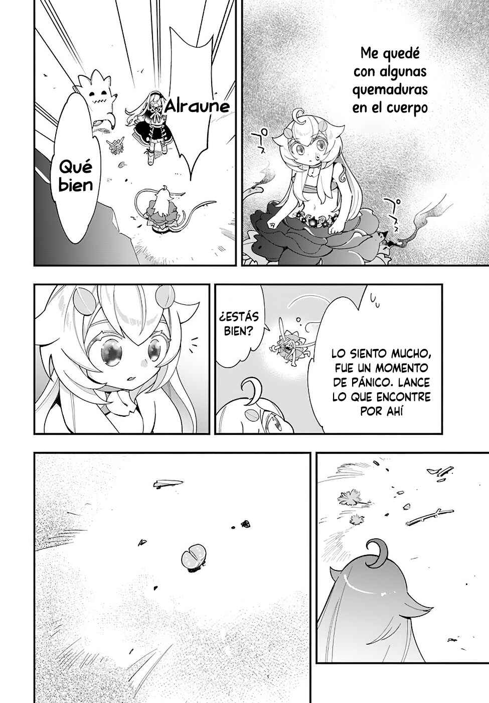 Shokubutsu Monster Musume Nikki: Seijo datta Watashi ga Uragirareta Hate ni Alraune ni Tensei Shite Shimatta node, kore kara wa Kougousei o Shinagara Shizuka ni Shokubutsu Life o Sugoshimasu Chapter 20 - Page 24