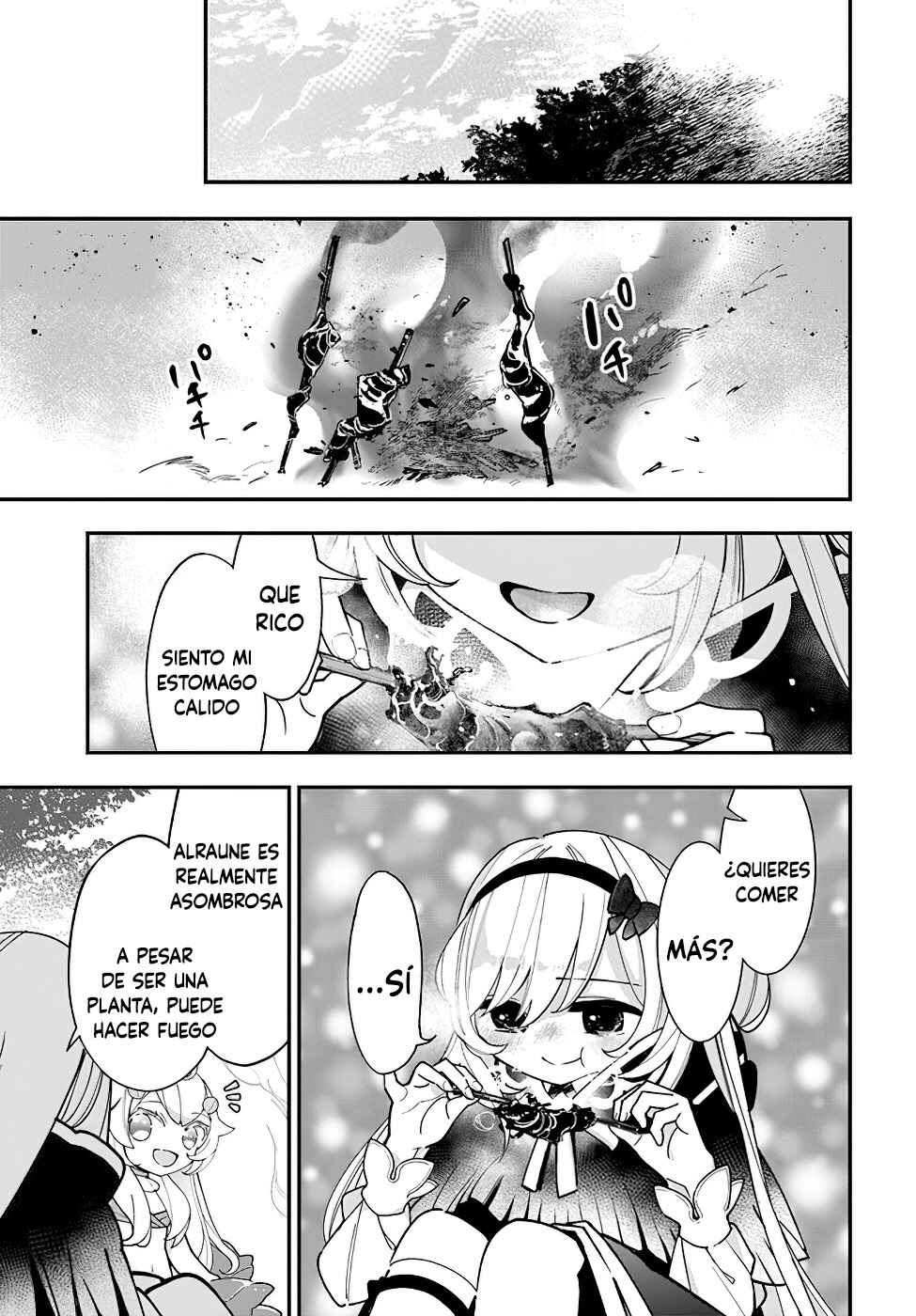 Shokubutsu Monster Musume Nikki: Seijo datta Watashi ga Uragirareta Hate ni Alraune ni Tensei Shite Shimatta node, kore kara wa Kougousei o Shinagara Shizuka ni Shokubutsu Life o Sugoshimasu Chapter 20 - Page 27