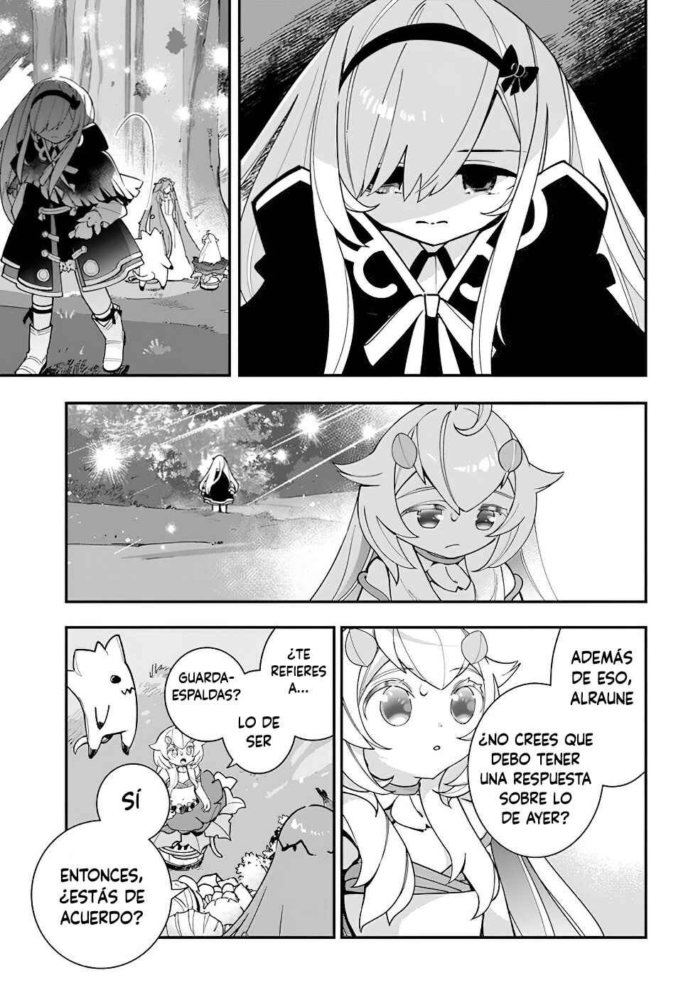 Shokubutsu Monster Musume Nikki: Seijo datta Watashi ga Uragirareta Hate ni Alraune ni Tensei Shite Shimatta node, kore kara wa Kougousei o Shinagara Shizuka ni Shokubutsu Life o Sugoshimasu Chapter 20 - Page 9