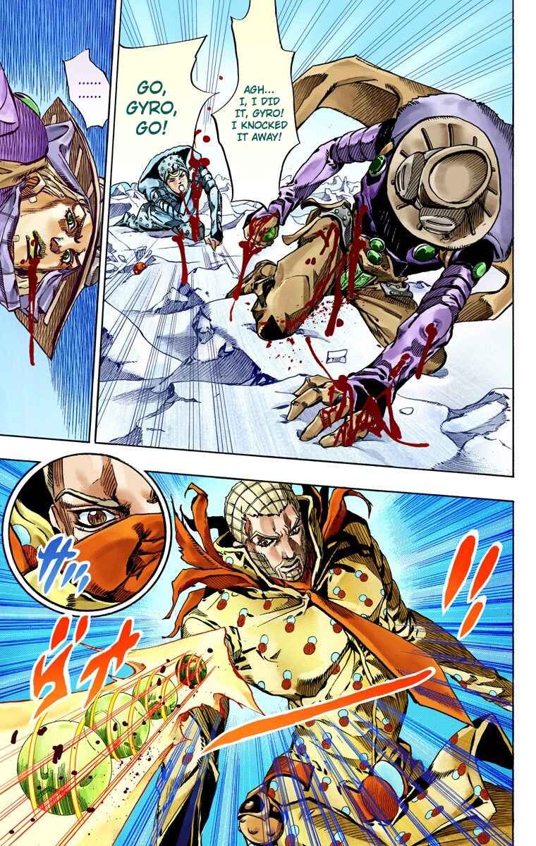 JoJo no Kimyou na Bouken: Part 7 - Steel Ball Run Color-ban Chapter 54 - Page 13