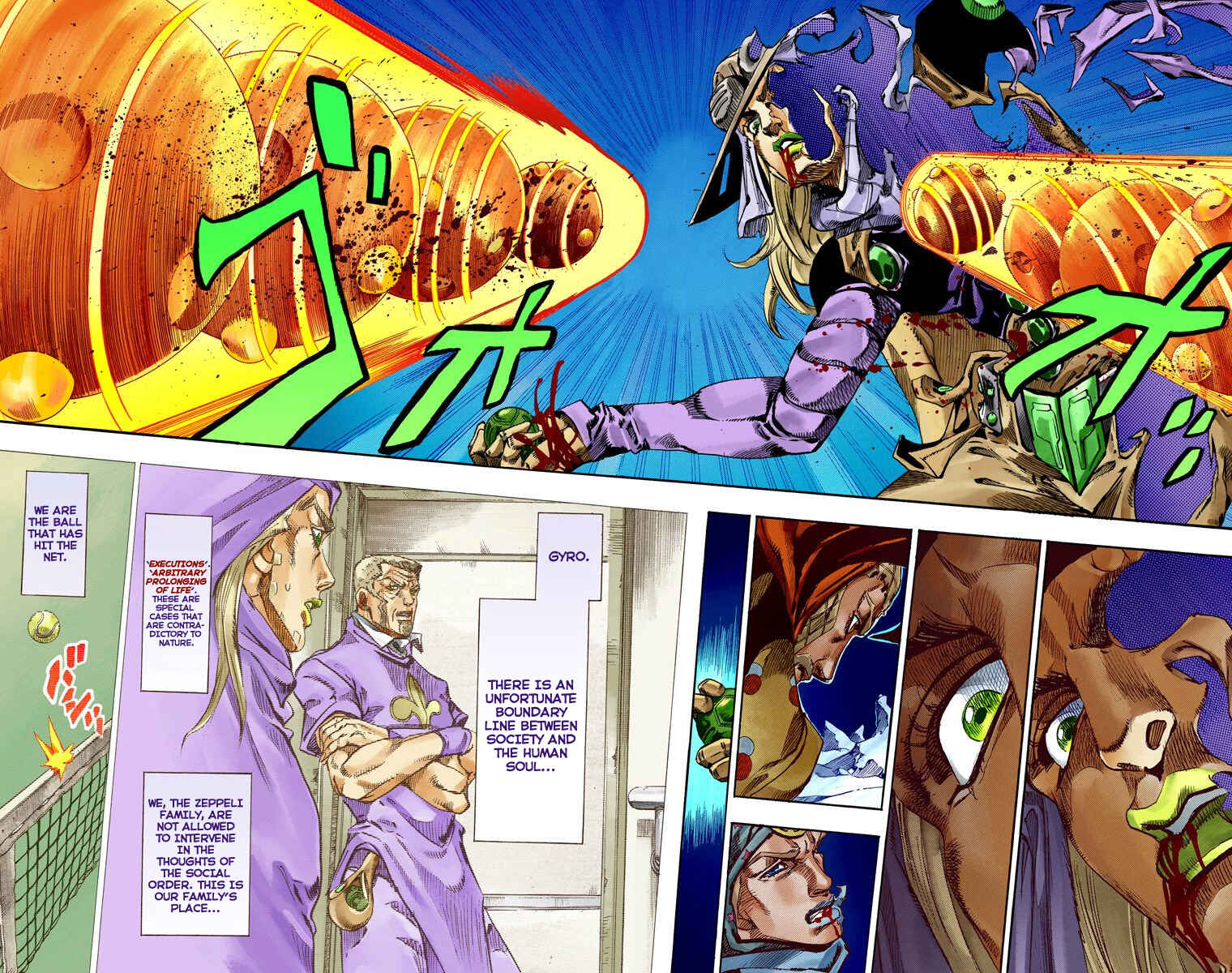 JoJo no Kimyou na Bouken: Part 7 - Steel Ball Run Color-ban Chapter 54 - Page 27