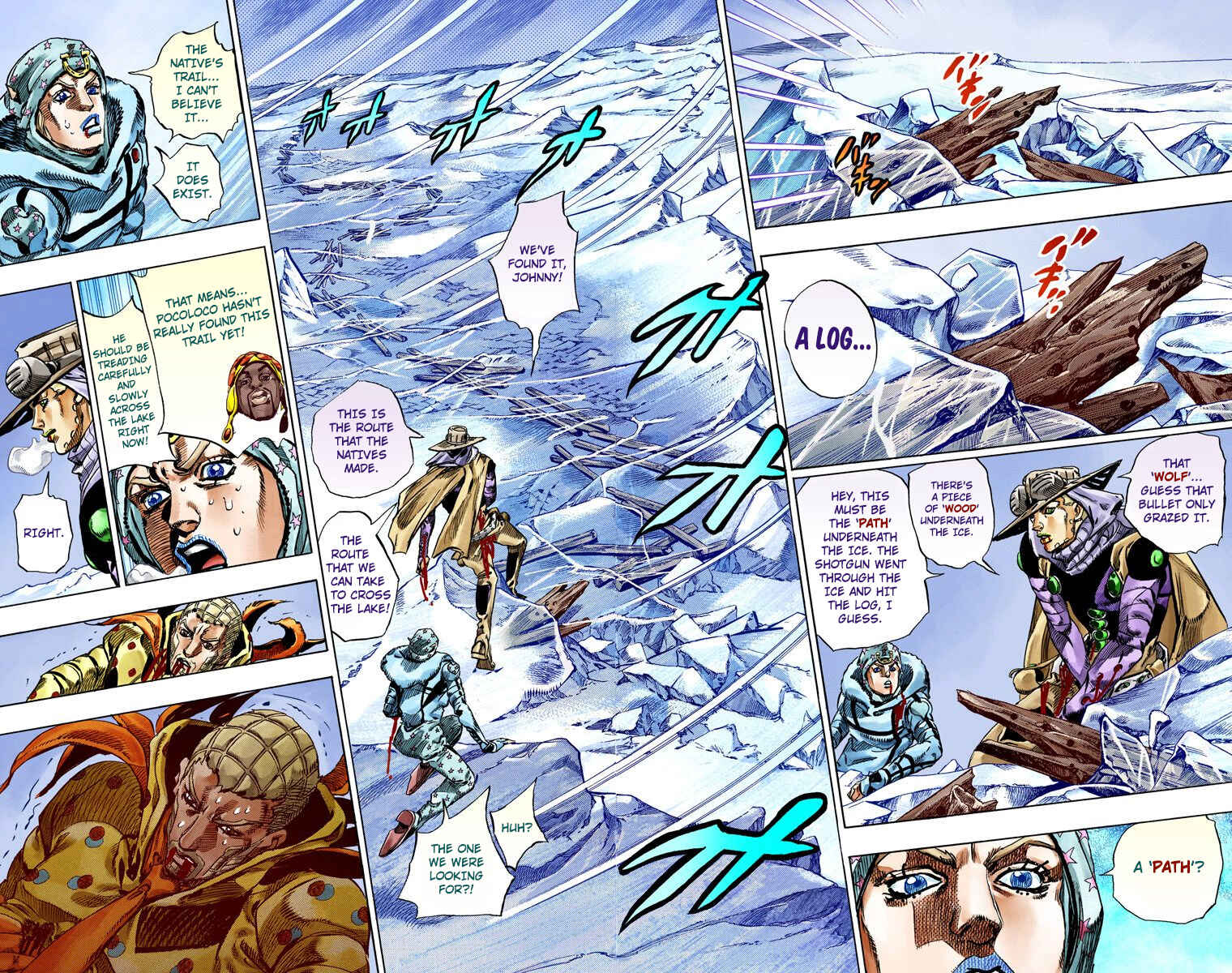 JoJo no Kimyou na Bouken: Part 7 - Steel Ball Run Color-ban Chapter 54 - Page 43