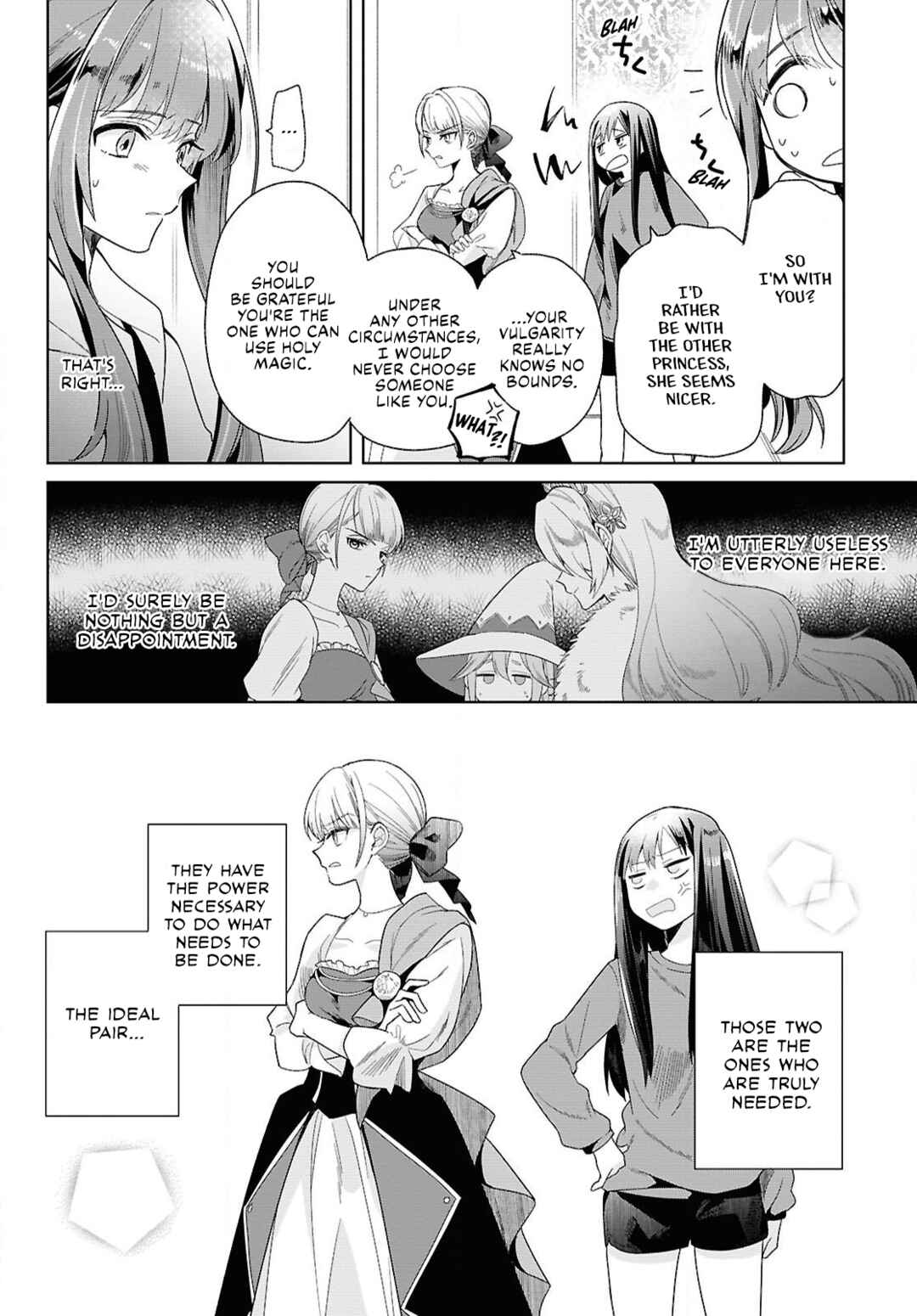 Muryoku Seijo to Munou Oujo ~Maryoku Zero de Shoukansareta Seijo no Isekai Kyuukokuki~ Chapter 1 - Page 31