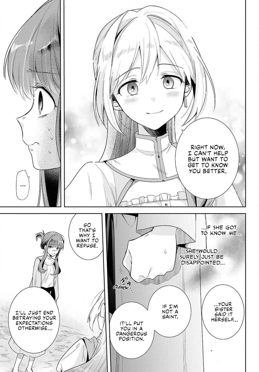 Muryoku Seijo to Munou Oujo ~Maryoku Zero de Shoukansareta Seijo no Isekai Kyuukokuki~ Chapter 1 - Page 40
