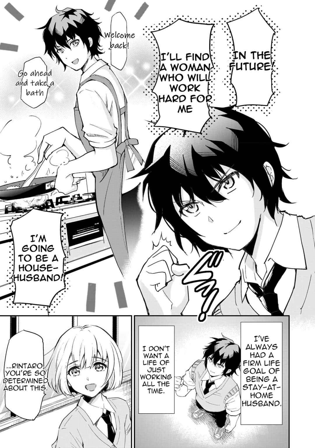 Isshou Hatarakitakunai Ore ga, Classmate no Daininki Idol ni Natsukaretara Chapter 1 - Page 10