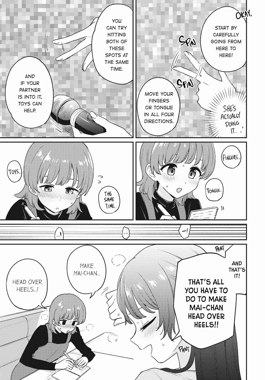 Asumi-chan wa Les Fuuzoku ni Kyoumi ga Arimasu! Chapter 34 - Page 13