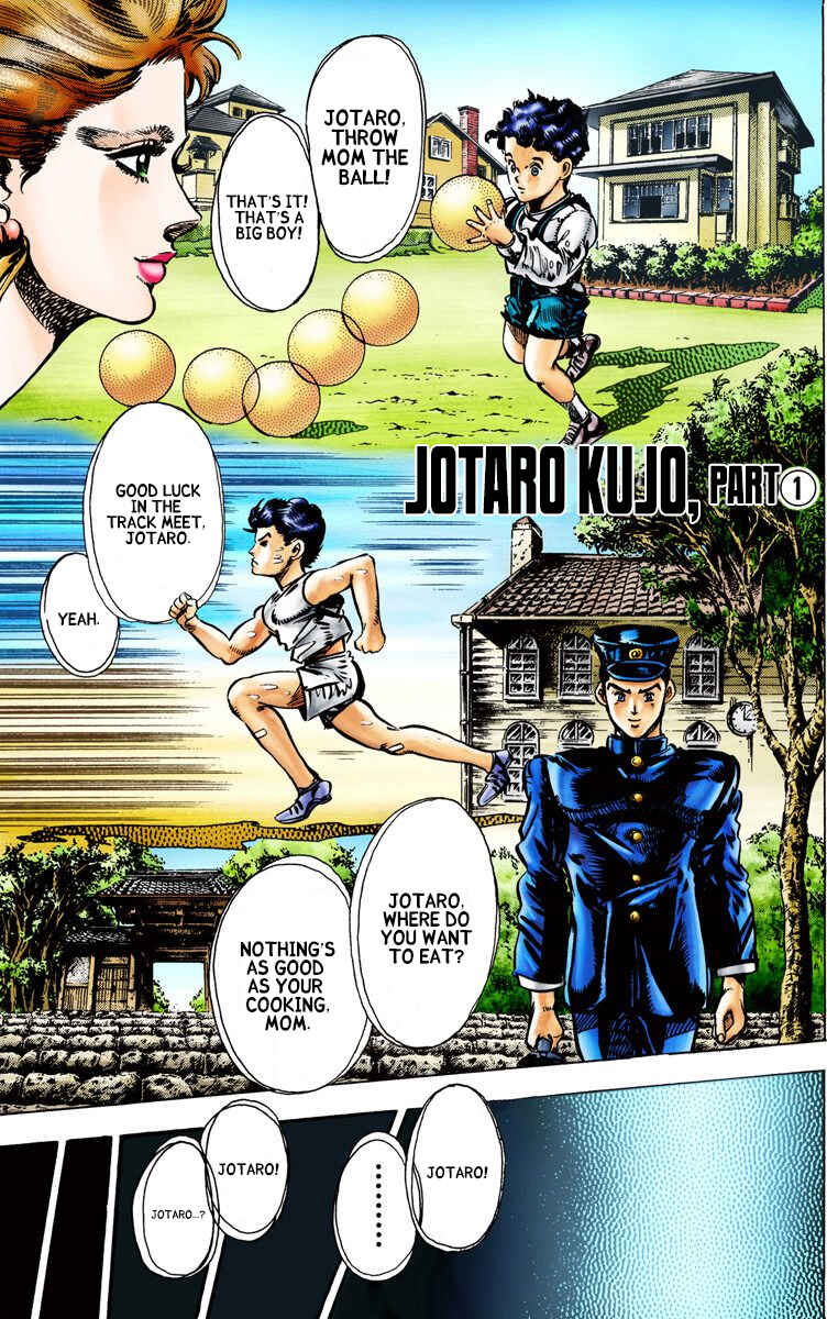 JoJo no Kimyou na Bouken: Part 3 - Stardust Crusaders Color-ban Chapter 1 - Page 2