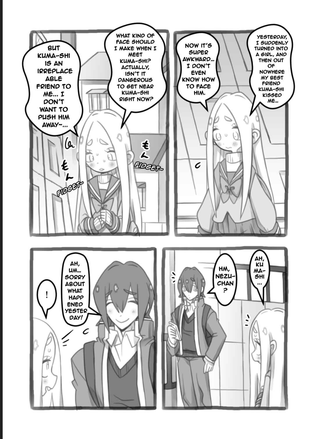 I Can’t Believe Yours Truly Turned Into a Girl. Chapter 2 - Page 1