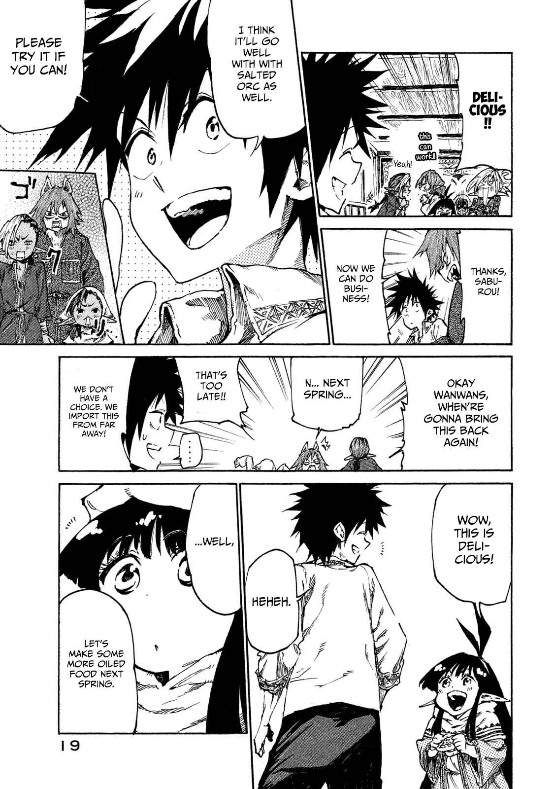 Mazumeshi Elf to Yuuboku gurashi Chapter 17 - Page 21