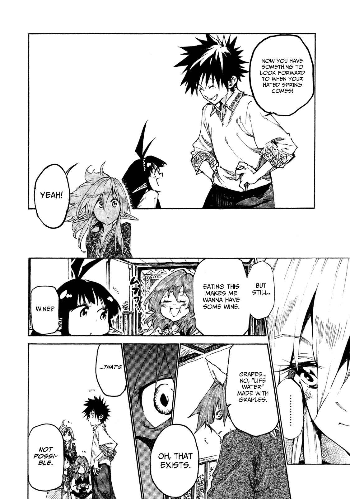 Mazumeshi Elf to Yuuboku gurashi Chapter 17 - Page 22