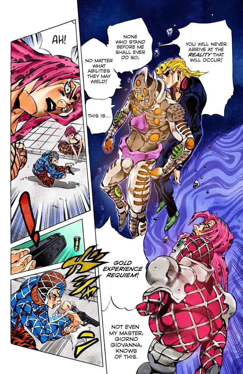 JoJo no Kimyou na Bouken: Part 5 - Ougon no Kaze Color-ban Chapter 148 - Page 14
