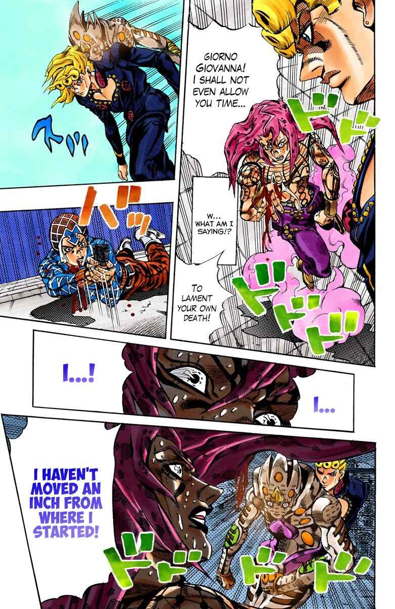 JoJo no Kimyou na Bouken: Part 5 - Ougon no Kaze Color-ban Chapter 148 - Page 15