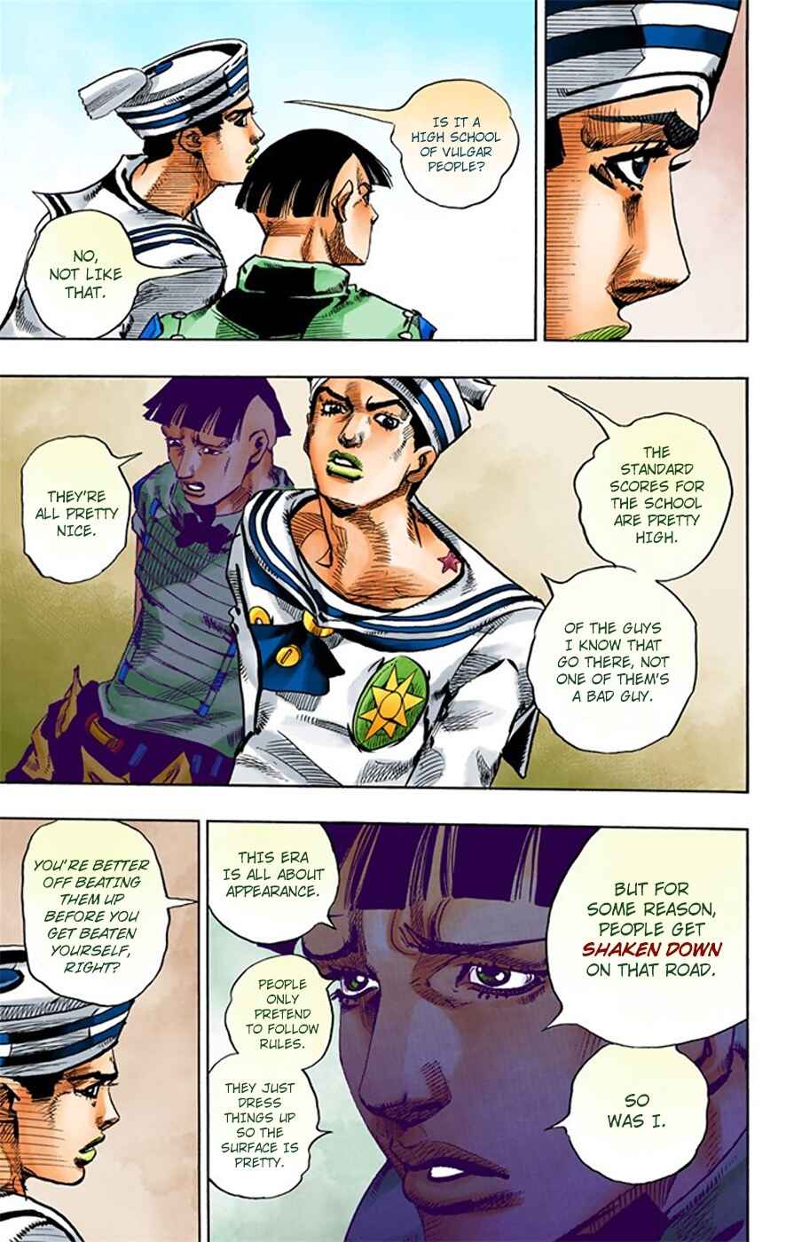 JoJo no Kimyou na Bouken: Part 8 - JoJolion Color-ban Chapter 18 - Page 22