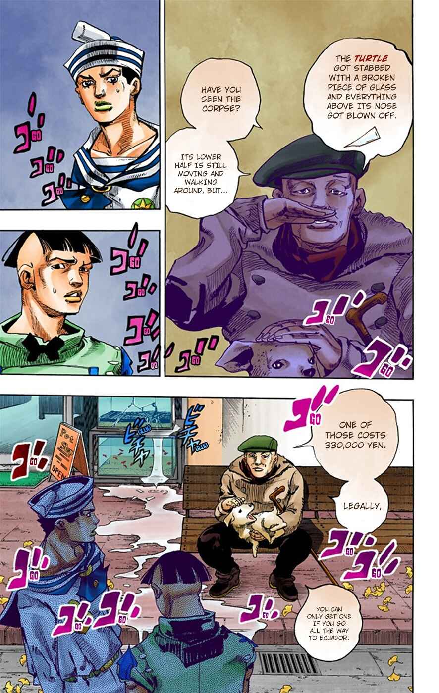 JoJo no Kimyou na Bouken: Part 8 - JoJolion Color-ban Chapter 18 - Page 42
