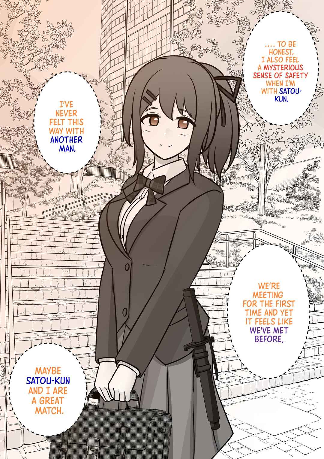 Danjo-hi 1:39 no Heikou Sekai wa Omoi no Hoka Futsuu (Fan Colored) Chapter 45 - Page 2