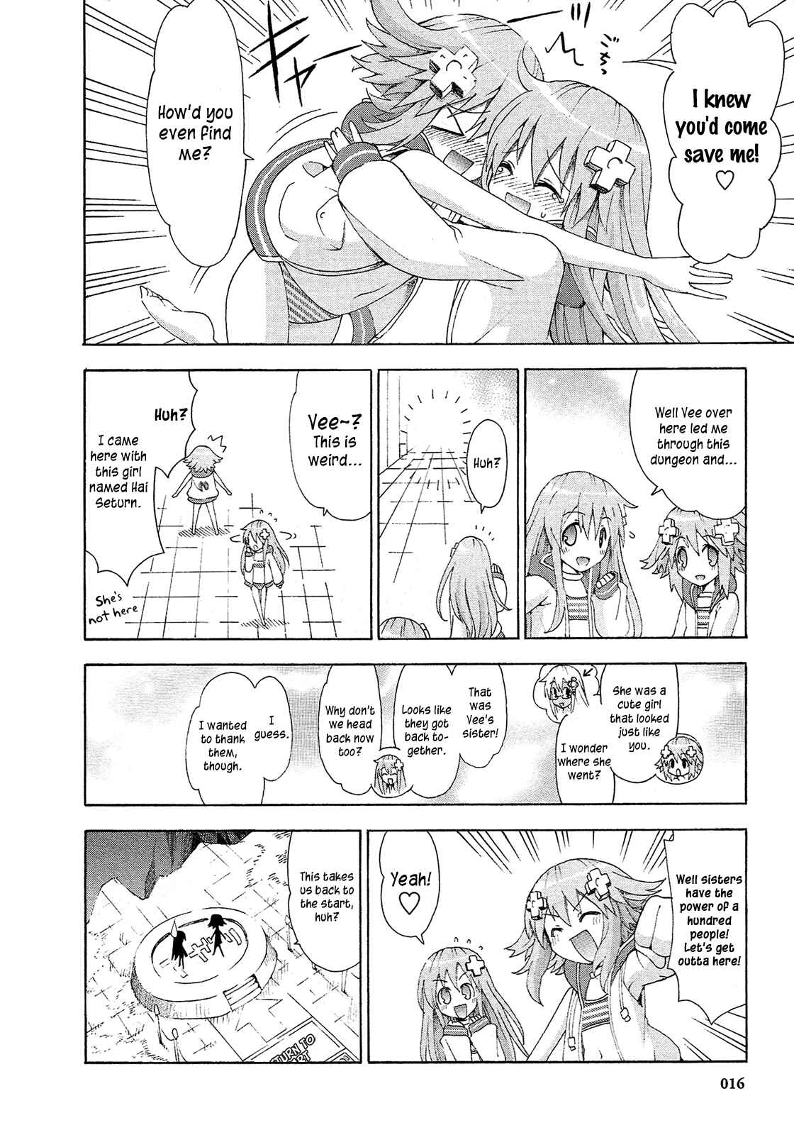 Choujigen Game Neptune - Megami Tsuushin Chapter 10 - Page 12