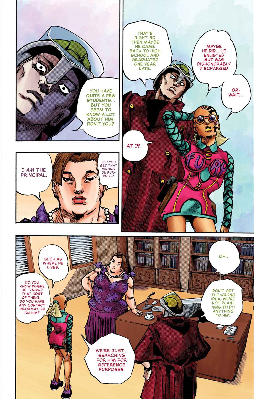 JoJo no Kimyou na Bouken Dai-9-bu: The JOJOLands Color-ban Chapter 22 - Page 22